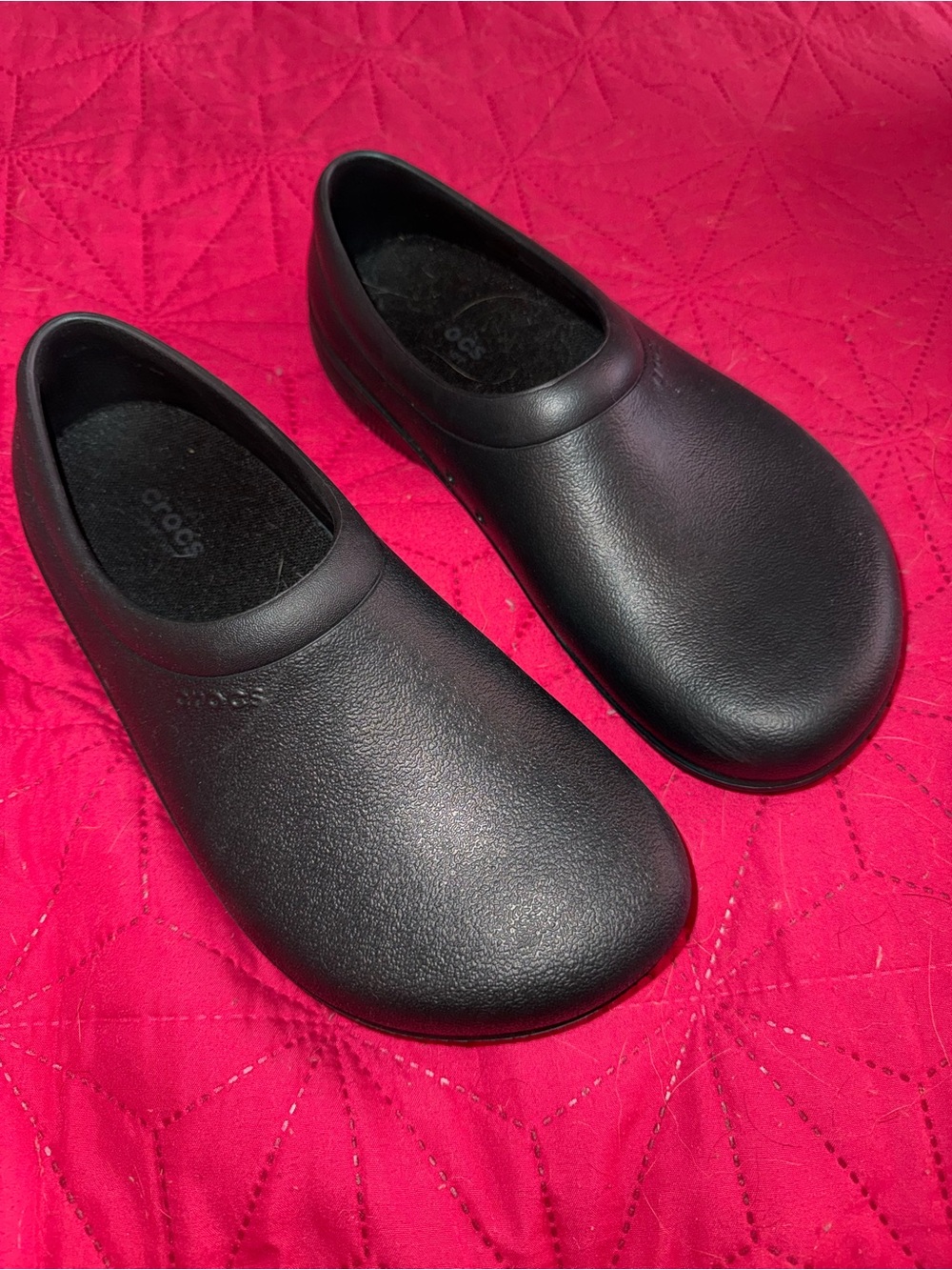 CROCS Women’s Black Slip-On Clogs